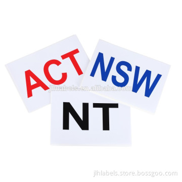 80*100*1000pcs-40mm "ACT""NSW" "NT"Coated Paper Logistics/Shipping/Address/Barcode Printers Compatible Thermal Transfer Labels